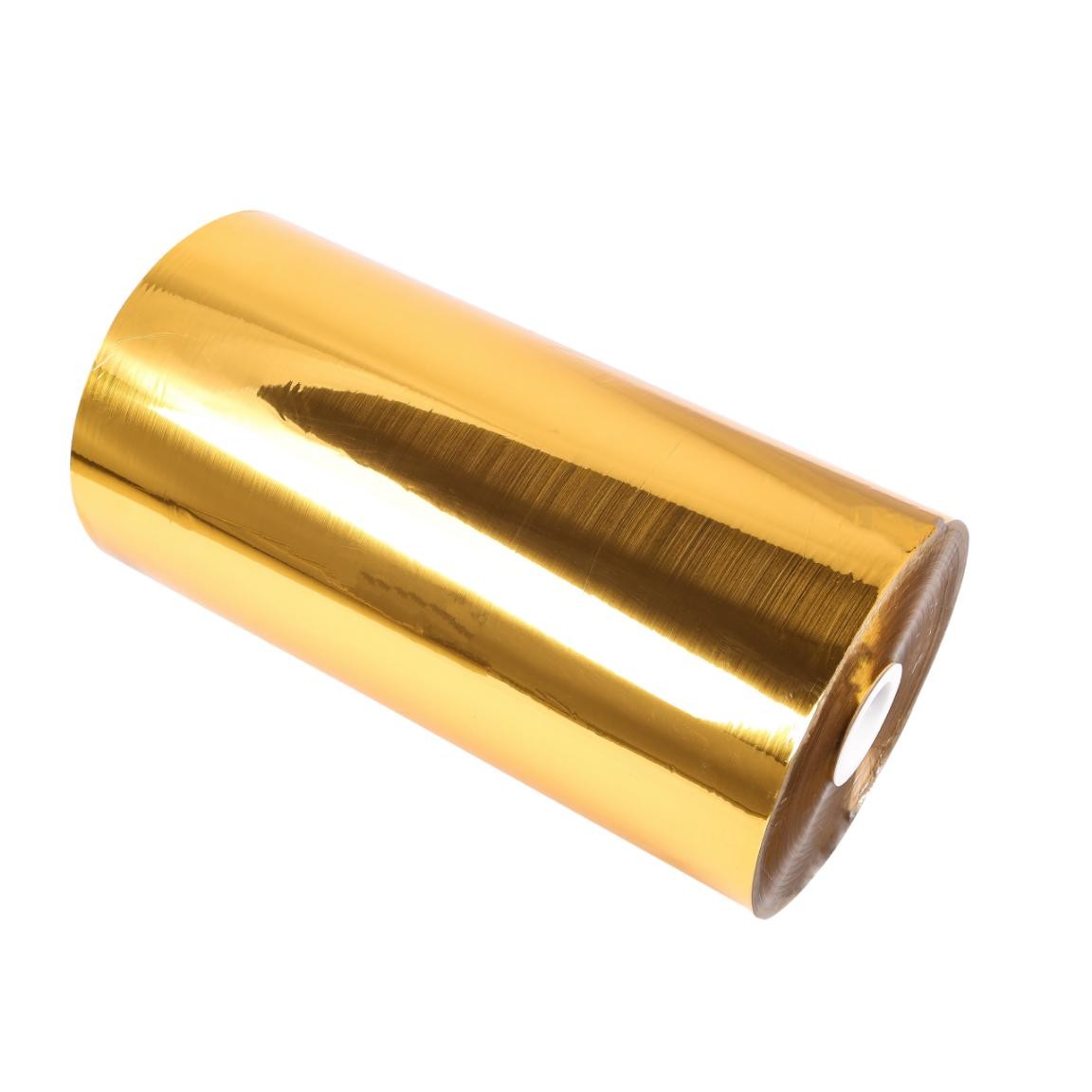 Gold PET brushed film